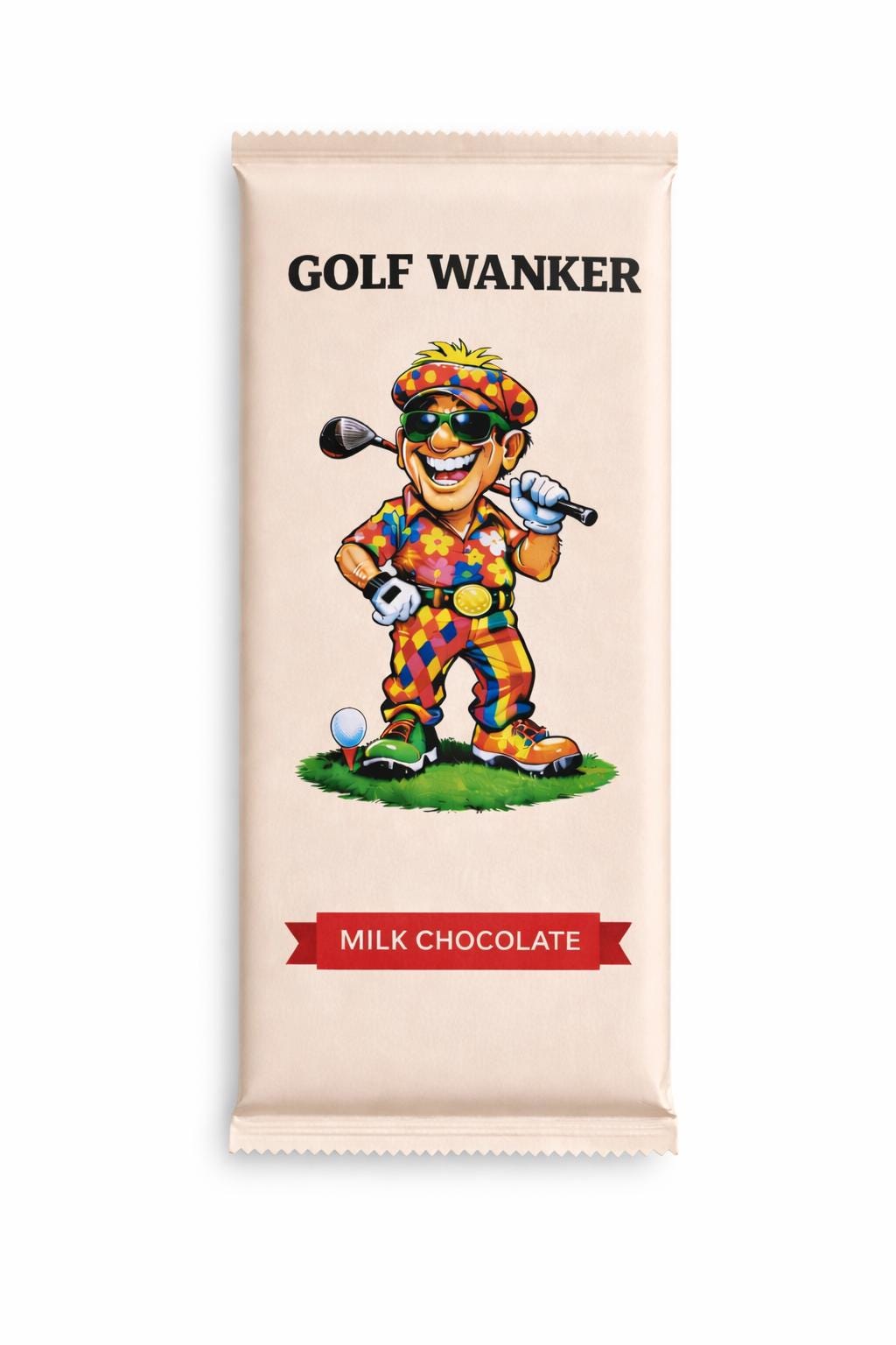 Rude Golf Chocolate Bar: Funny Novelty Birthday/Christmas Gift For a Golf wanker