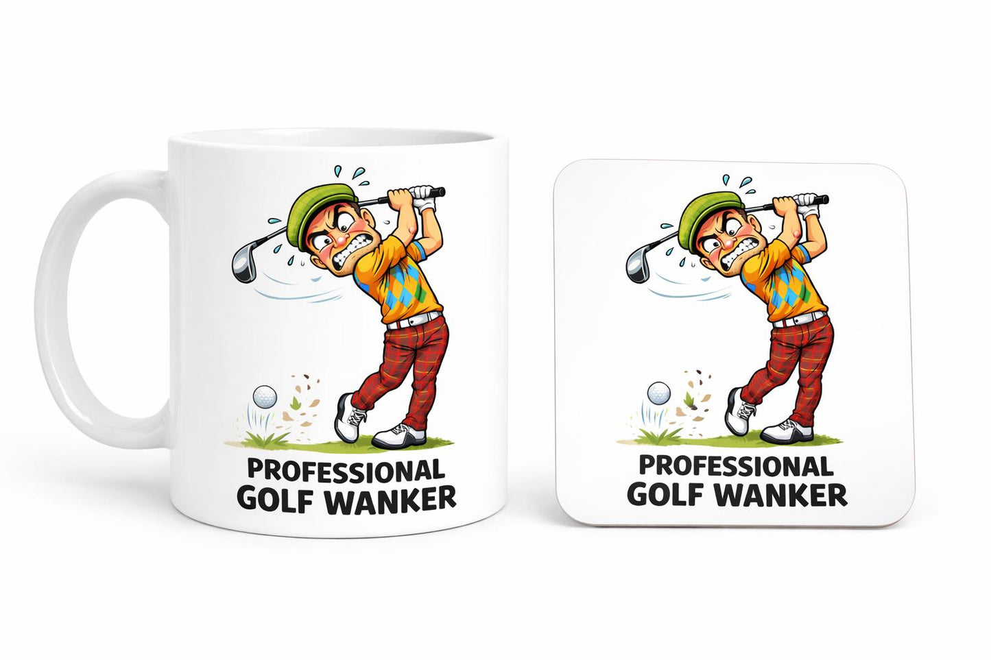 Funny Golf Mug, Professional Golf Wanker Mug, Rude Golfer Gift, Funny Golfer Cup, Golf Lover Gift, Golf Joke Mug