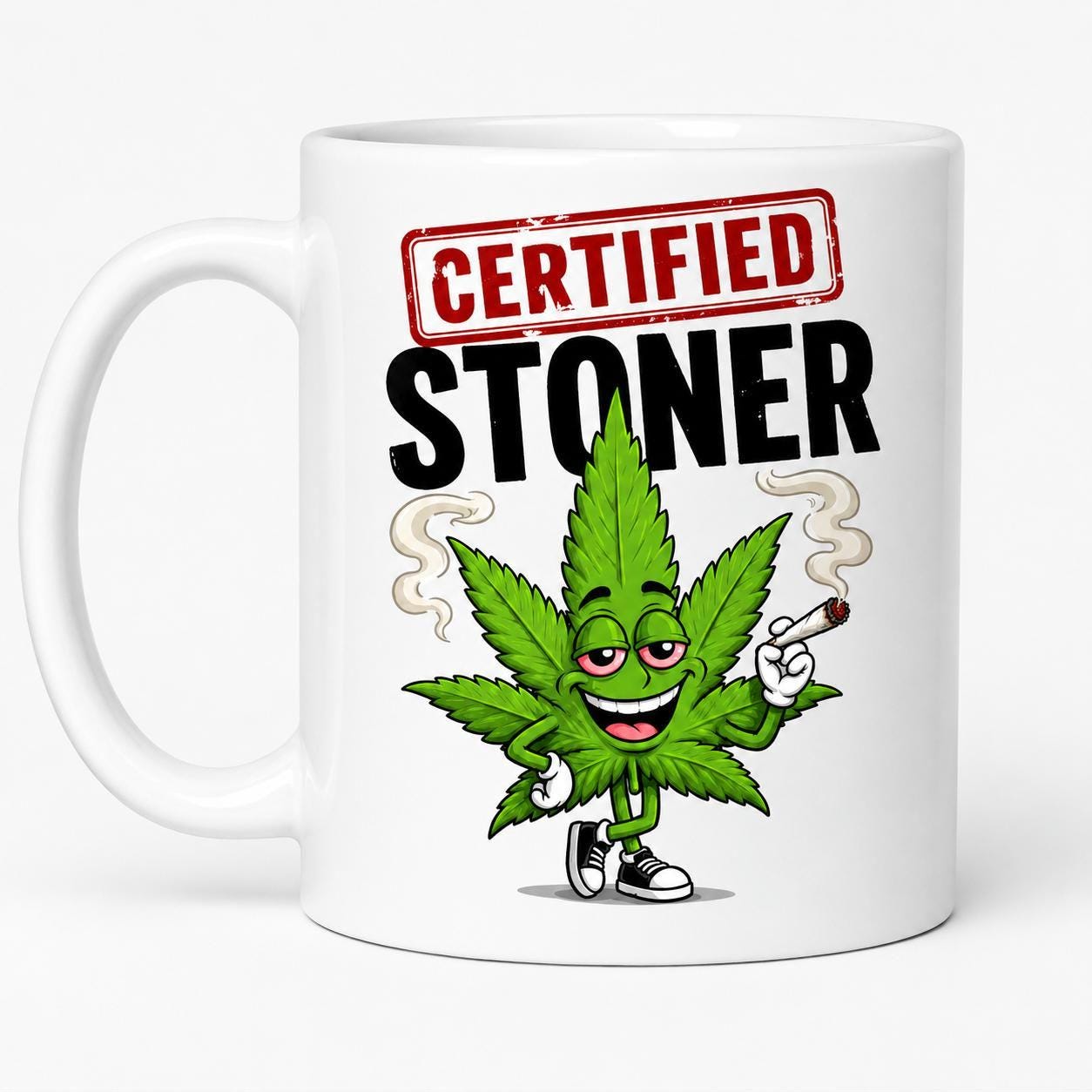 Funny Stoner Mug. Gift Him/Her. Adult Cannabis Humour