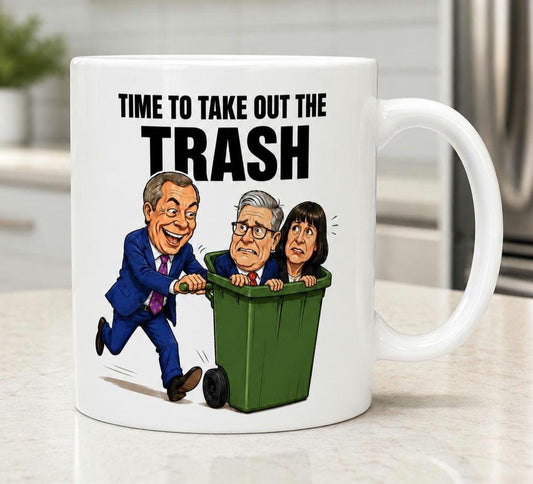 Nigel Farage UK Politics Mug Funny Coffee /TEA Cup Novelty Gift. Reform Politics
