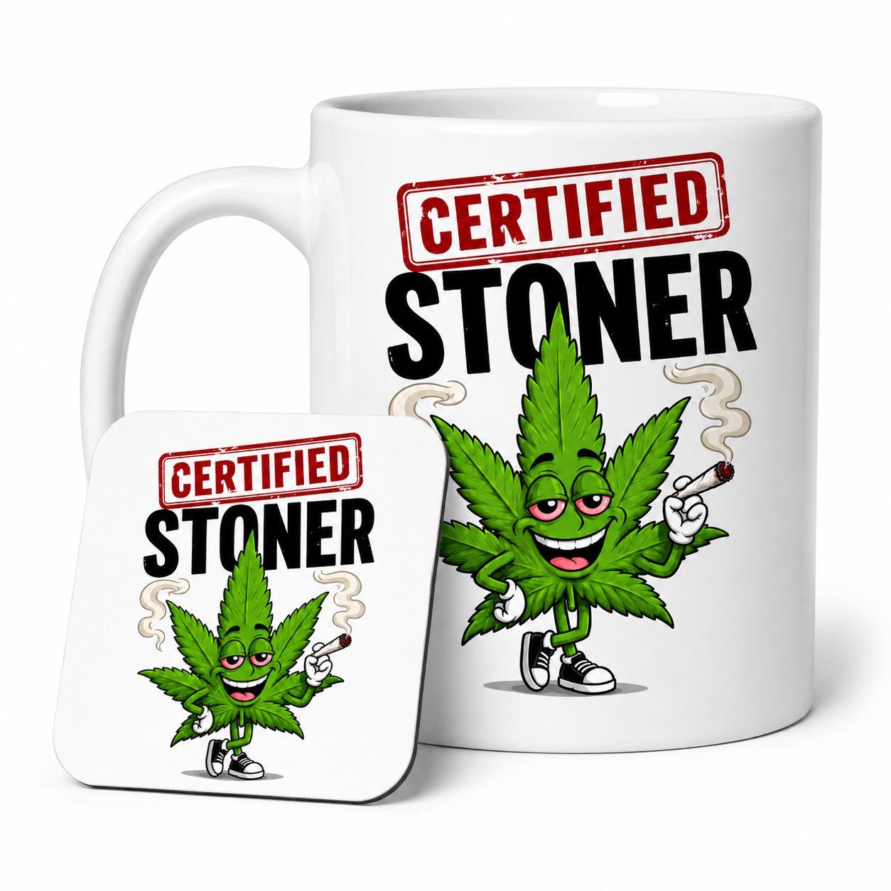 Funny Stoner Mug. Gift Him/Her. Adult Cannabis Humour