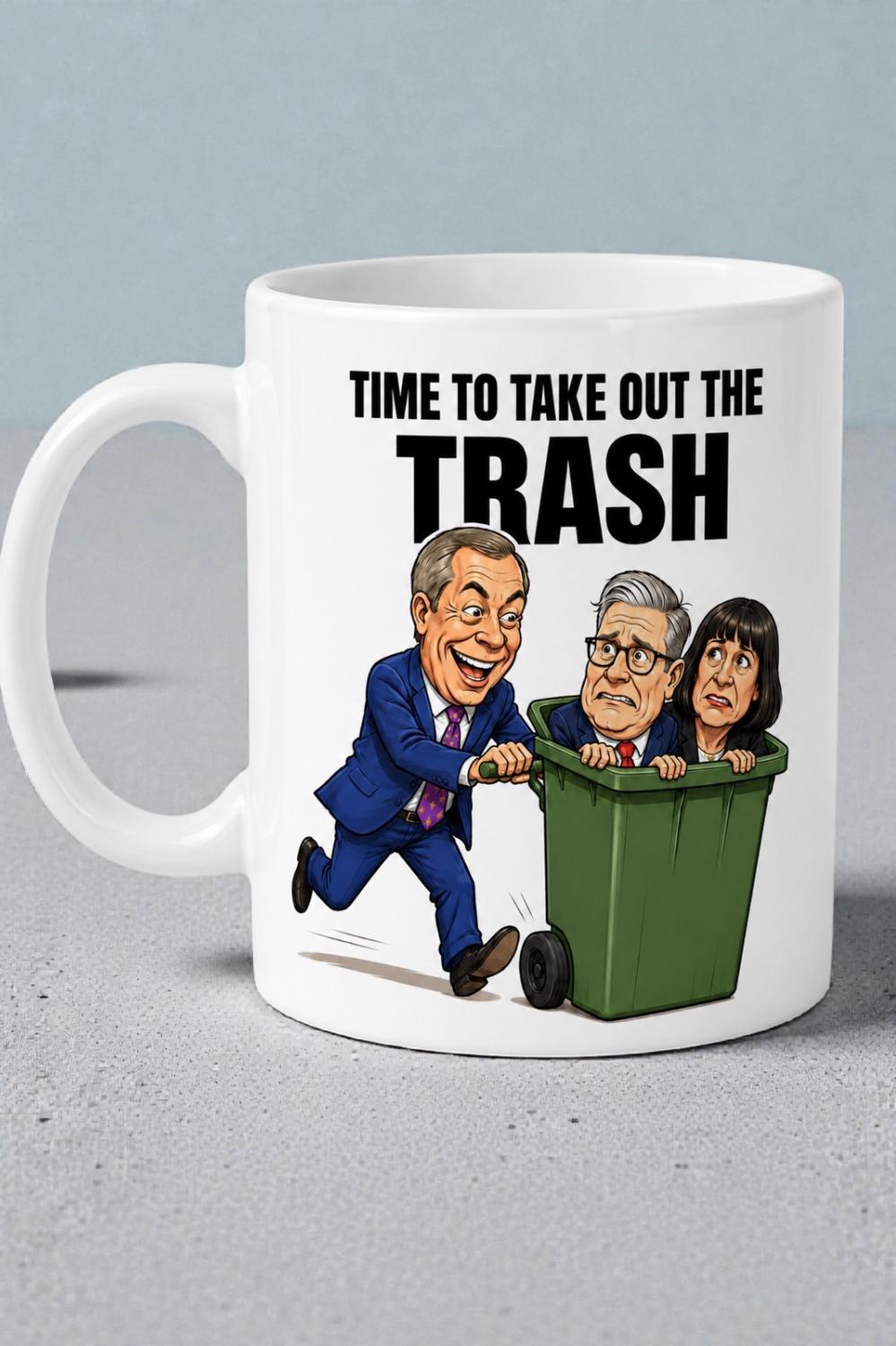 Nigel Farage UK Politics Mug Funny Coffee /TEA Cup Novelty Gift. Reform Politics