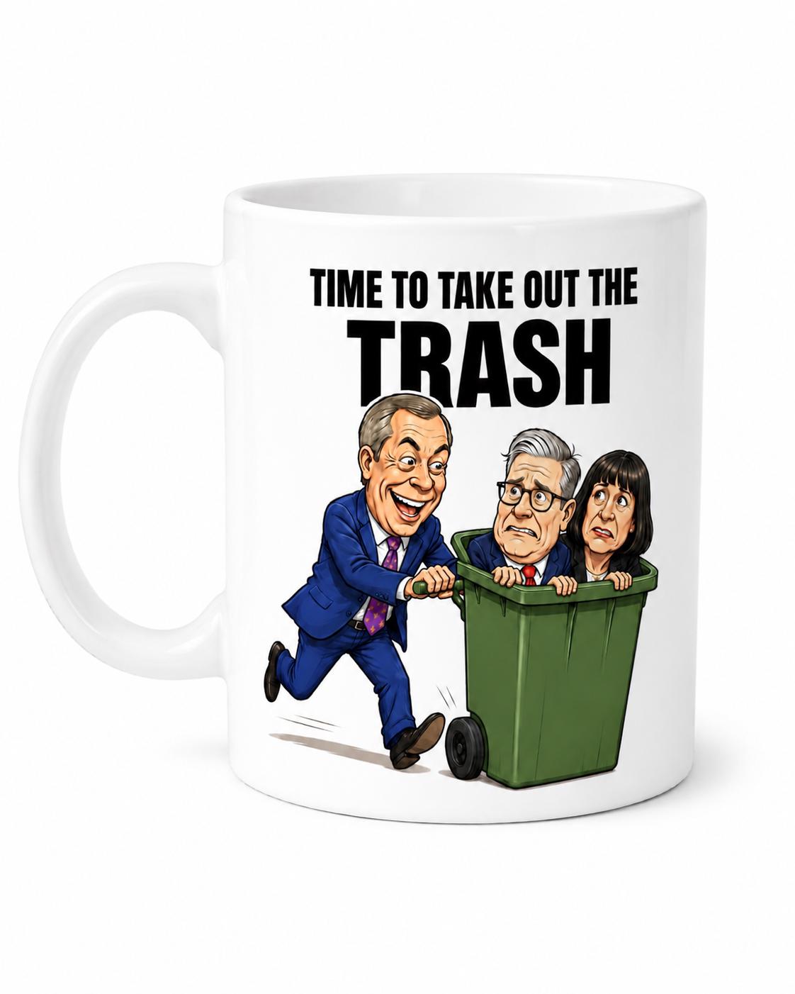 Nigel Farage UK Politics Mug Funny Coffee /TEA Cup Novelty Gift. Reform Politics