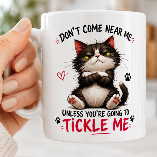 Funny Cat Mug, Cat Lover Gift, Sarcastic Novelty Coffee Cup, Cat Mum Birthday Gift