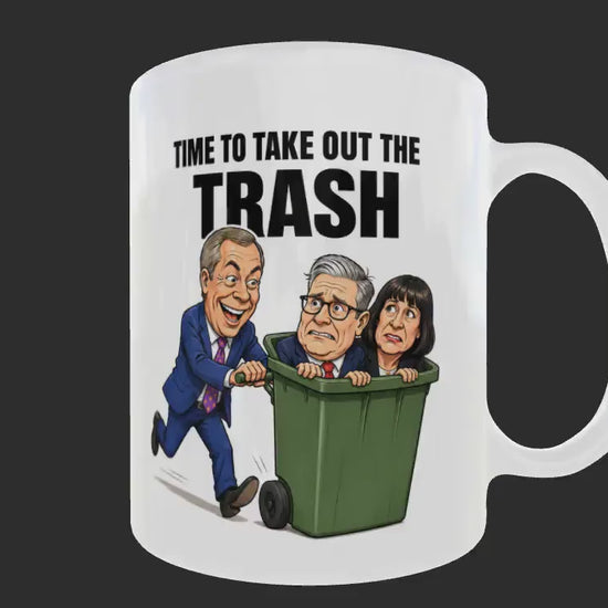 Nigel Farage UK Politics Mug Funny Coffee /TEA Cup Novelty Gift. Reform Politics