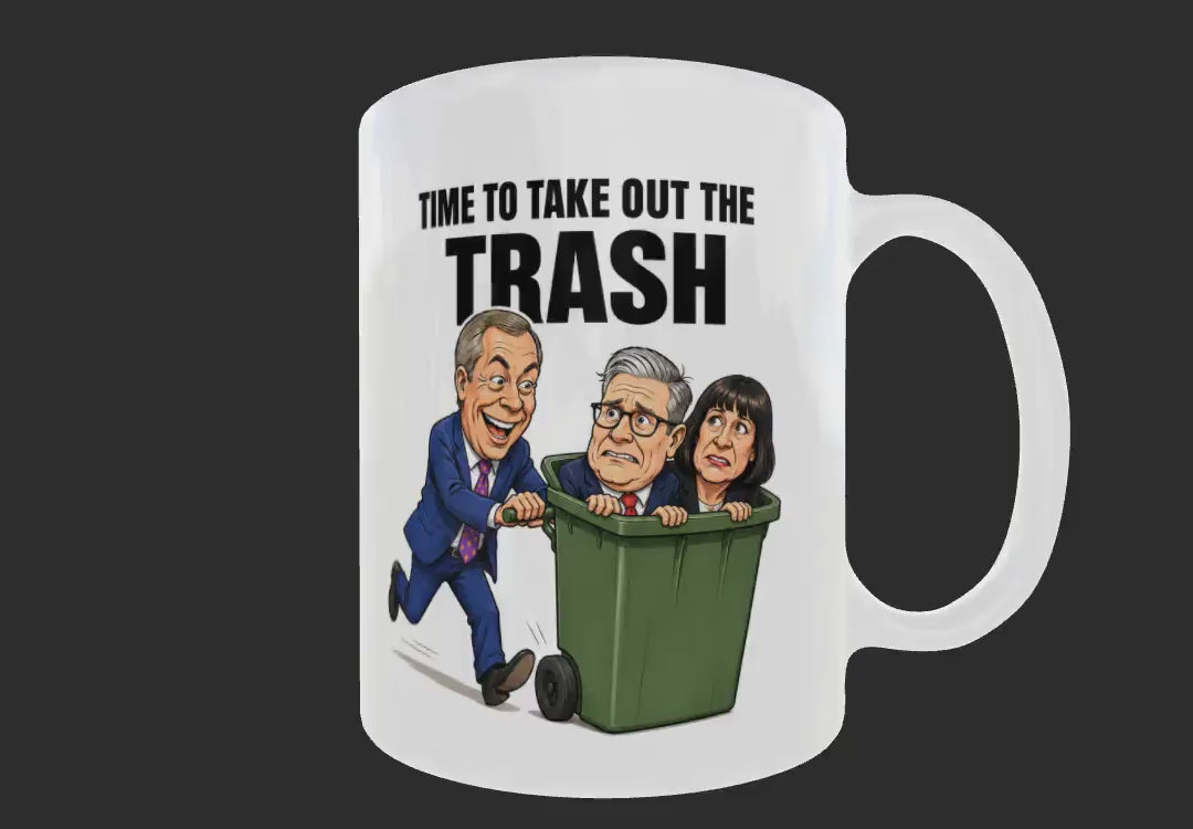 Nigel Farage UK Politics Mug Funny Coffee /TEA Cup Novelty Gift. Reform Politics