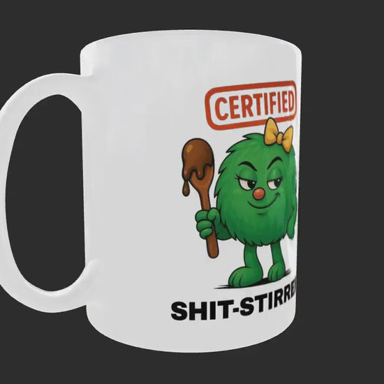 Funny Trouble Maker Mug: Rude Novelty Gift For Women