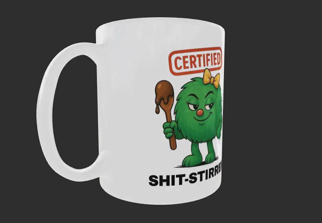 Funny Trouble Maker Mug: Rude Novelty Gift For Women