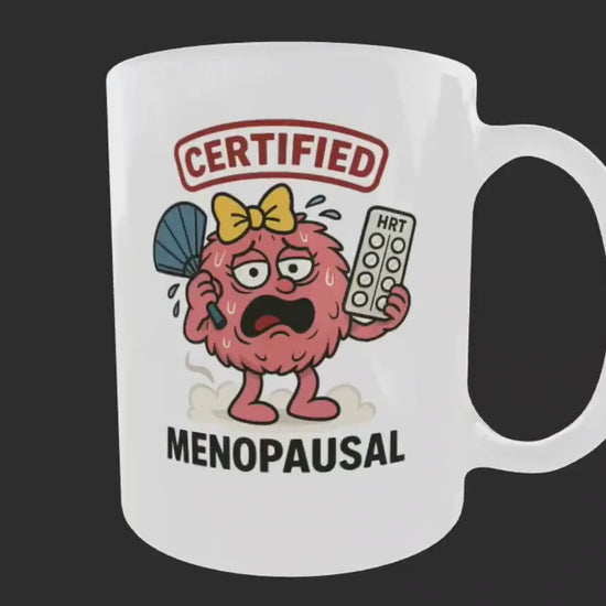 Cheeky Menopause Coffee Mug: Hot Flush Humor Gift