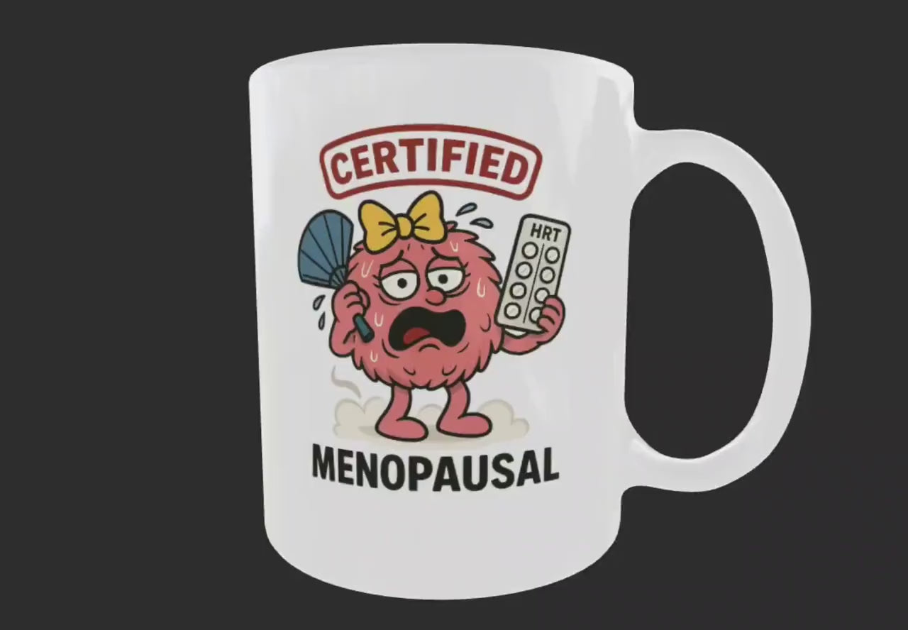 Cheeky Menopause Coffee Mug: Hot Flush Humor Gift