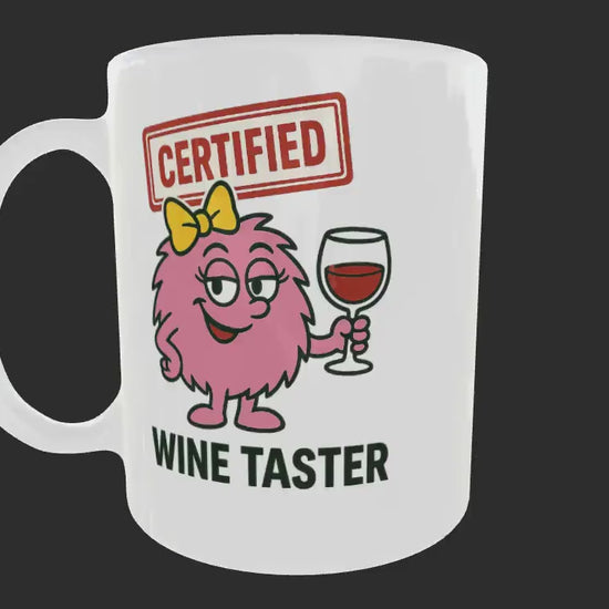Funny Mug For Women Certified Wine Lover Gift