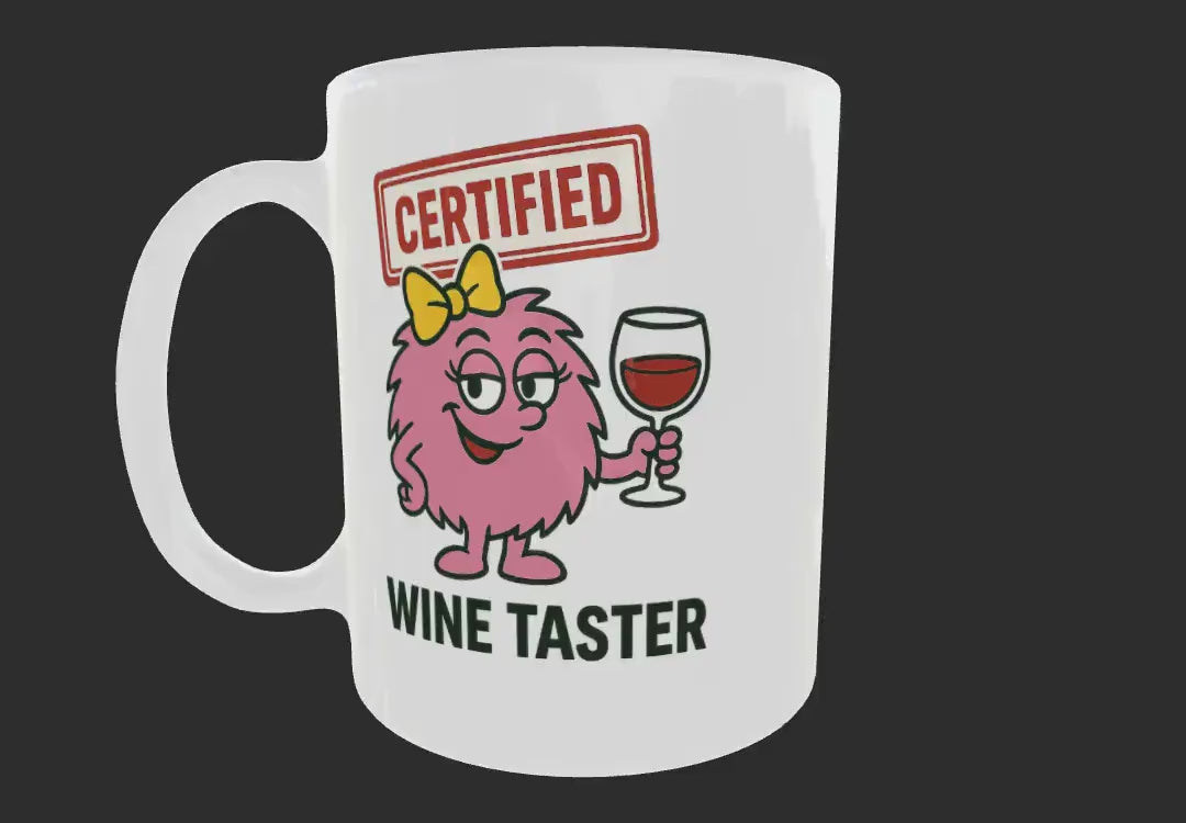 Funny Mug For Women Certified Wine Lover Gift