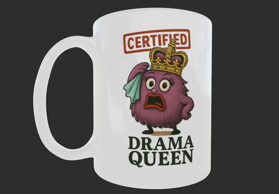 Drama Queen Mug: Funny Gift, Secret Santa Present