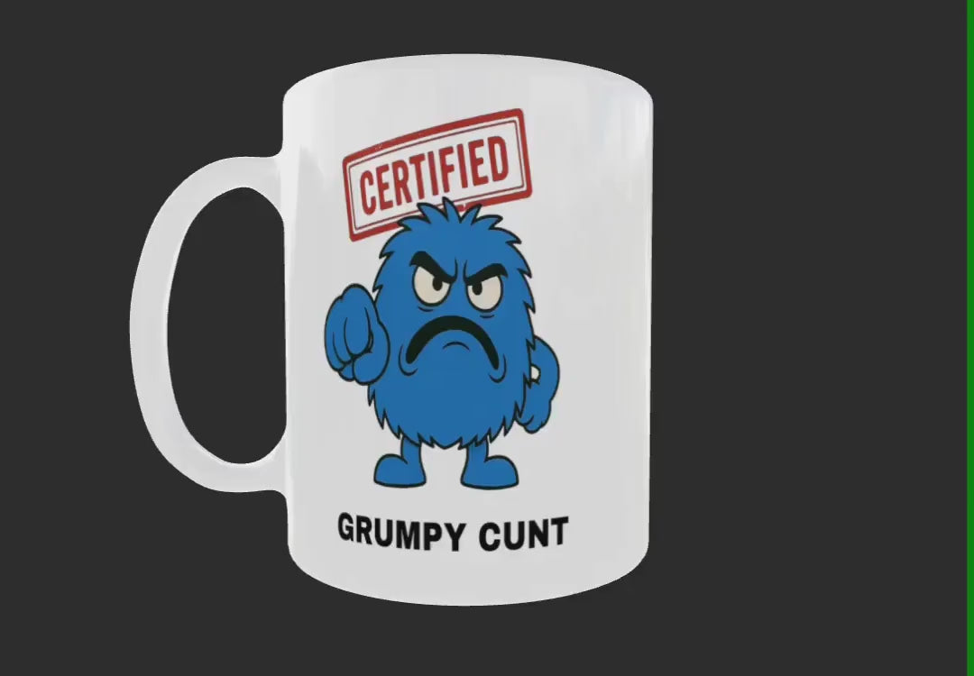 Funny Rude Grumpy Mug – Joke Gift For Grumpy Men